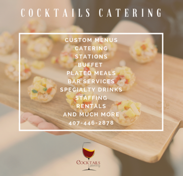 Cocktails Catering - Caterer - Orlando, FL - Hero Main
