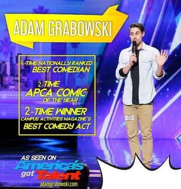 2022 Comic of the Year: ADAM GRABOWSKI - Stand Up Comedian - Scottsdale, AZ - Hero Main