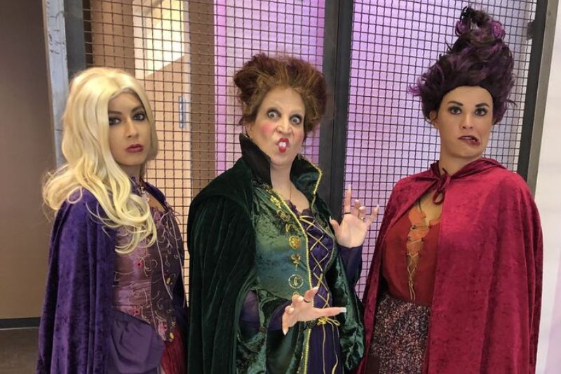 Hocus Pocus party idea - costumed characters