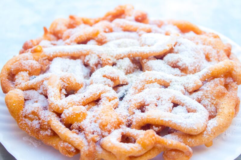 Carnival party ideas - funnel cake