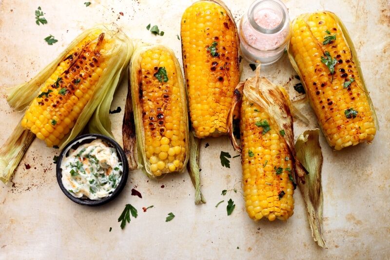 block party ideas - grilled sweet corn