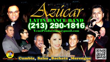 Cumbia | Salsa | Merengue : Azúcar Band - Latin Band - Los Angeles, CA - Hero Main