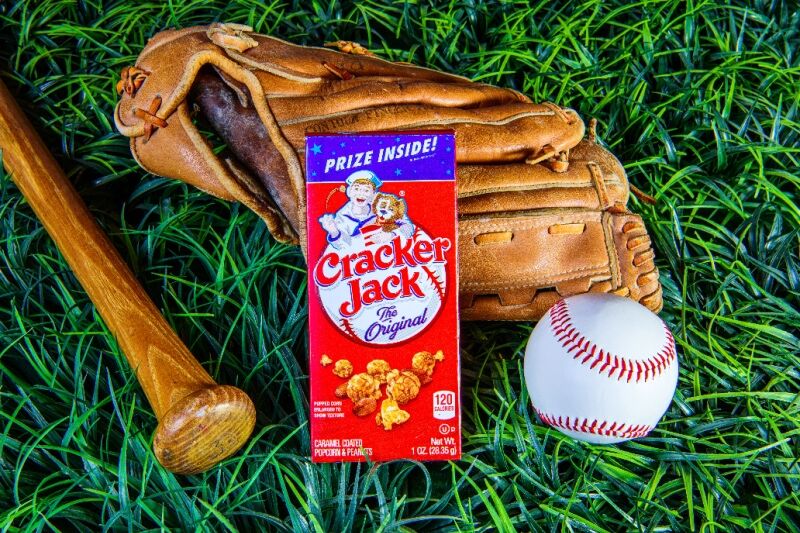 baseball themed party - Cracker Jacks
