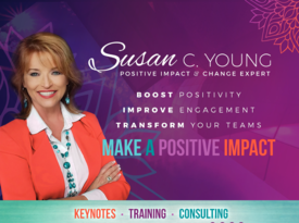 Susan Young, Positive Impact & Change Expert - Motivational Speaker - Madison, WI - Hero Gallery 1