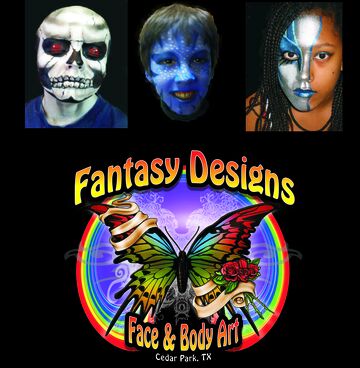 Fantasy Designs Face & Body Art - Face Painter - Cedar Park, TX - Hero Main