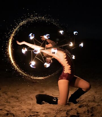 Girl on Fire - Fire Dancer - West Palm Beach, FL - Hero Main
