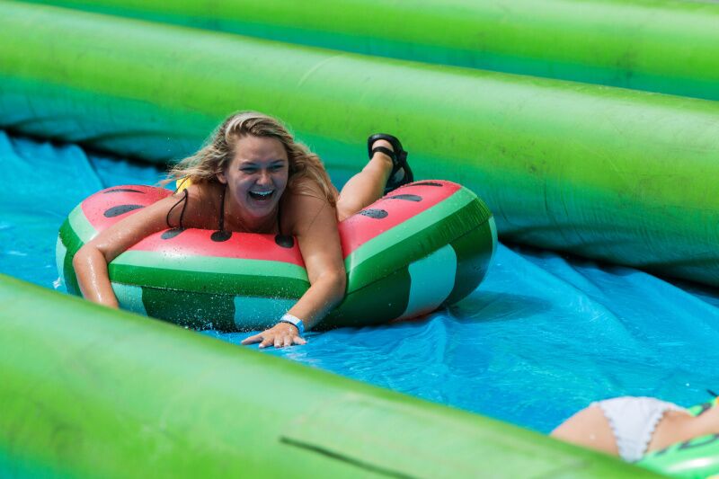 summer party ideas - slip and slide