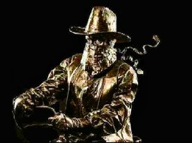 Bronze Cowboy living statue - Human Statue - Tempe, AZ - Hero Gallery 1