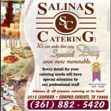 Salinas Catering - Caterer - Corpus Christi, TX - Hero Main