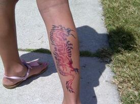 Airbrush Tattoo Art - Temporary Tattoo Artist - Jacksonville Beach, FL - Hero Gallery 3