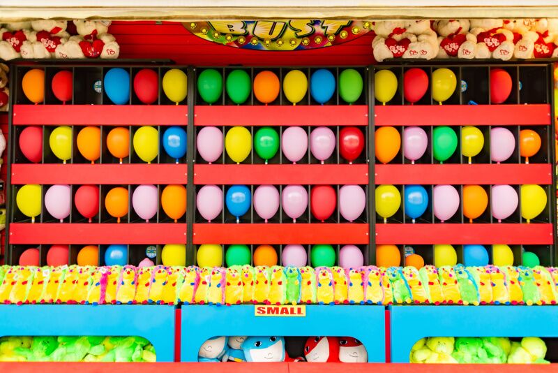 Carnival party ideas - game booths