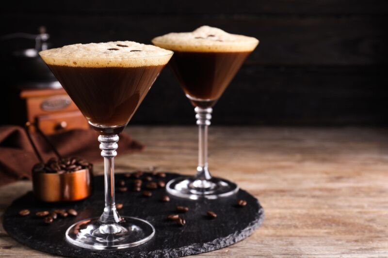 Hocus Pocus party idea - pumpkin spice espresso martini