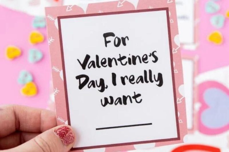 Valentine's Day party ideas for kids - Valentine's Day card game