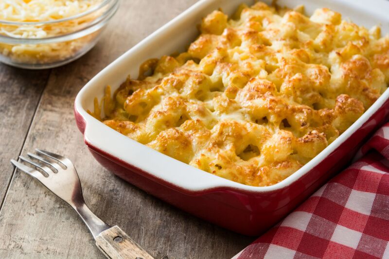 Fall party ideas - baked Mac and cheese