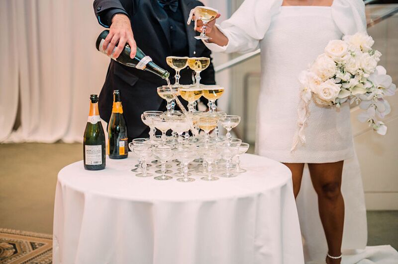 Wedding Trend: Champagne Towers