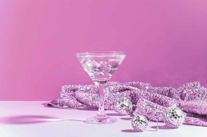 Disco Theme Party - create a martini bar