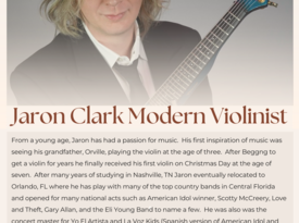 Jaron Clark | ELECTRIFY YOUR EVENT! - Violinist - Palm Beach, FL - Hero Gallery 3