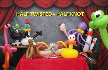 "Half Twisted-Half Knot"  and "Suzy Sparkles" - Balloon Twister - Waukesha, WI - Hero Main