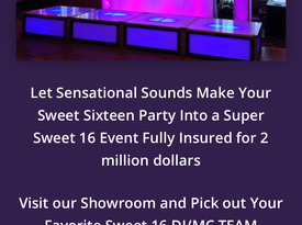 Sensational Sounds Best DJs  fully insured . - DJ - Smithtown, NY - Hero Gallery 3