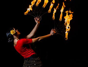 Wildfire Tina - Fire Dancer - Santa Fe, NM - Hero Main