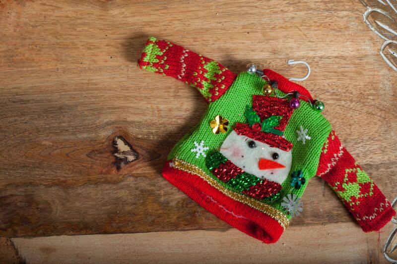 Ugly Christmas sweater party ideas - DIY ugly Christmas sweater
