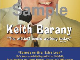 Keith Barany ("Barrah-Nee") - Comedian - Salt Lake City, UT - Hero Gallery 2