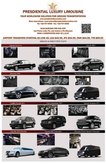 Presidential Luxory Limousine - Event Limo - New York City, NY - Hero Main
