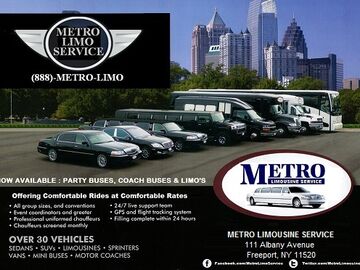 Metro Limousine Service - Event Limo - Freeport, NY - Hero Main
