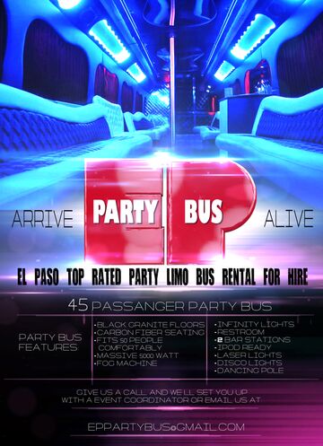 EP PARTY BUS - Party Bus - El Paso, TX - Hero Main