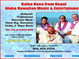 Kaleo Na'ea Aloha Hawaiian Music & Entertainment - Hawaiian Band - Solvang, CA - Hero Gallery 1
