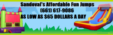 Sandoval's Affordable Fun Jumps - Bounce House - Bakersfield, CA - Hero Main