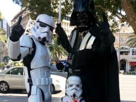 Star Wars Characters: Darth Vader & Stormtroopers - Outdoor Movie Screen Rental - Hollywood, CA - Hero Gallery 1