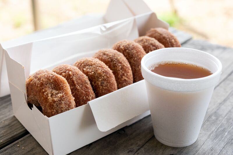 Fall party ideas - cider and donuts