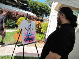 Graffiti-Pop Events // Airbrush & Caricatures - Airbrush T-Shirt Artist - Hollywood, FL - Hero Gallery 2