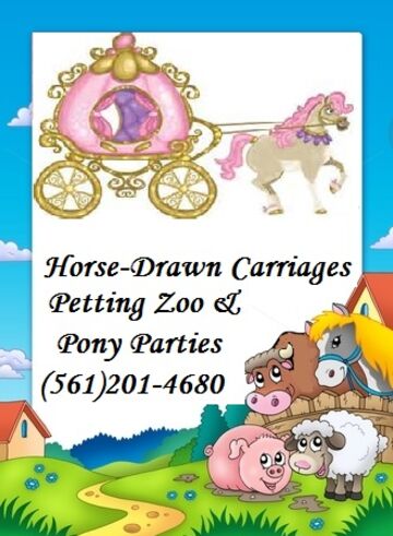 Every Kids Dream Petting Zoo, & Horse Carriage - Event Limo - Loxahatchee, FL - Hero Main
