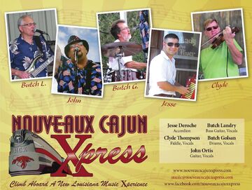 Nouveaux Cajun Xpress Band - Cajun Band - Gonzales, LA - Hero Main