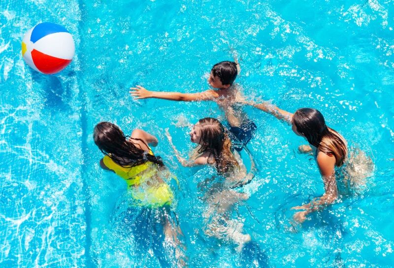 pool party ideas - water sports tournament