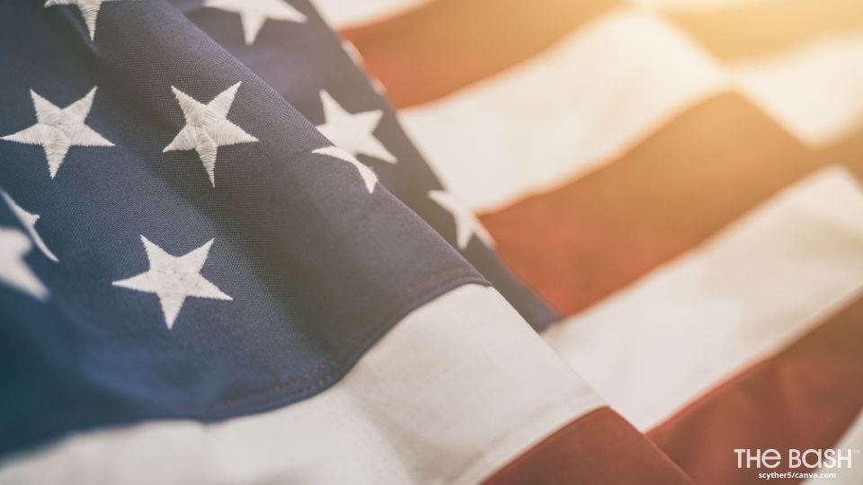 American Flag Zoom Background for Memorial Day