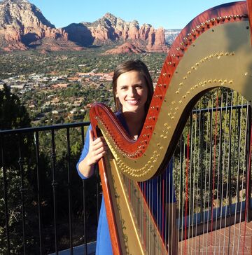 Jessica At The Harp - Harpist - Salt Lake City, UT - Hero Main