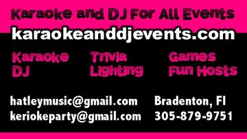 Karaoke and DJ For All Events - Karaoke DJ - Bradenton, FL - Hero Main