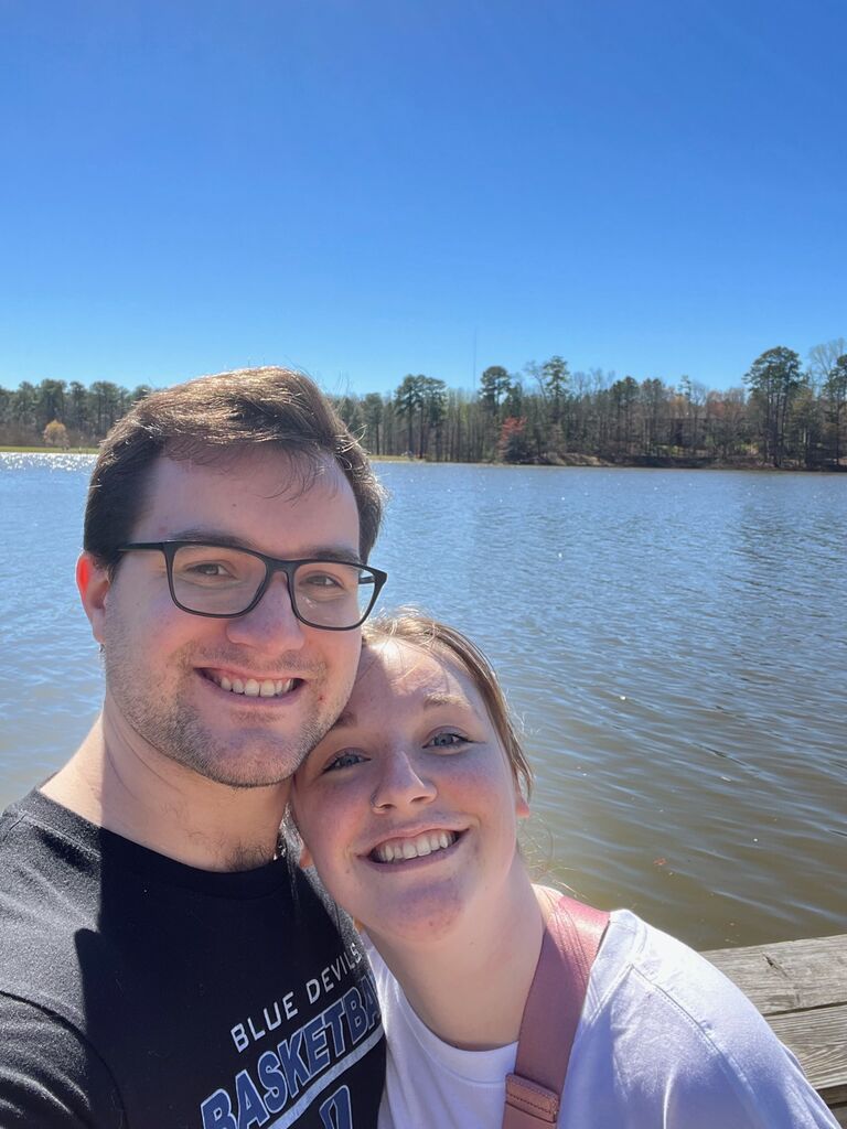 Josh and Sam celebrated their 1 Year anniversary together with a beautiful walk around Lake Pine and a dinner at one of their favorite restaurants.