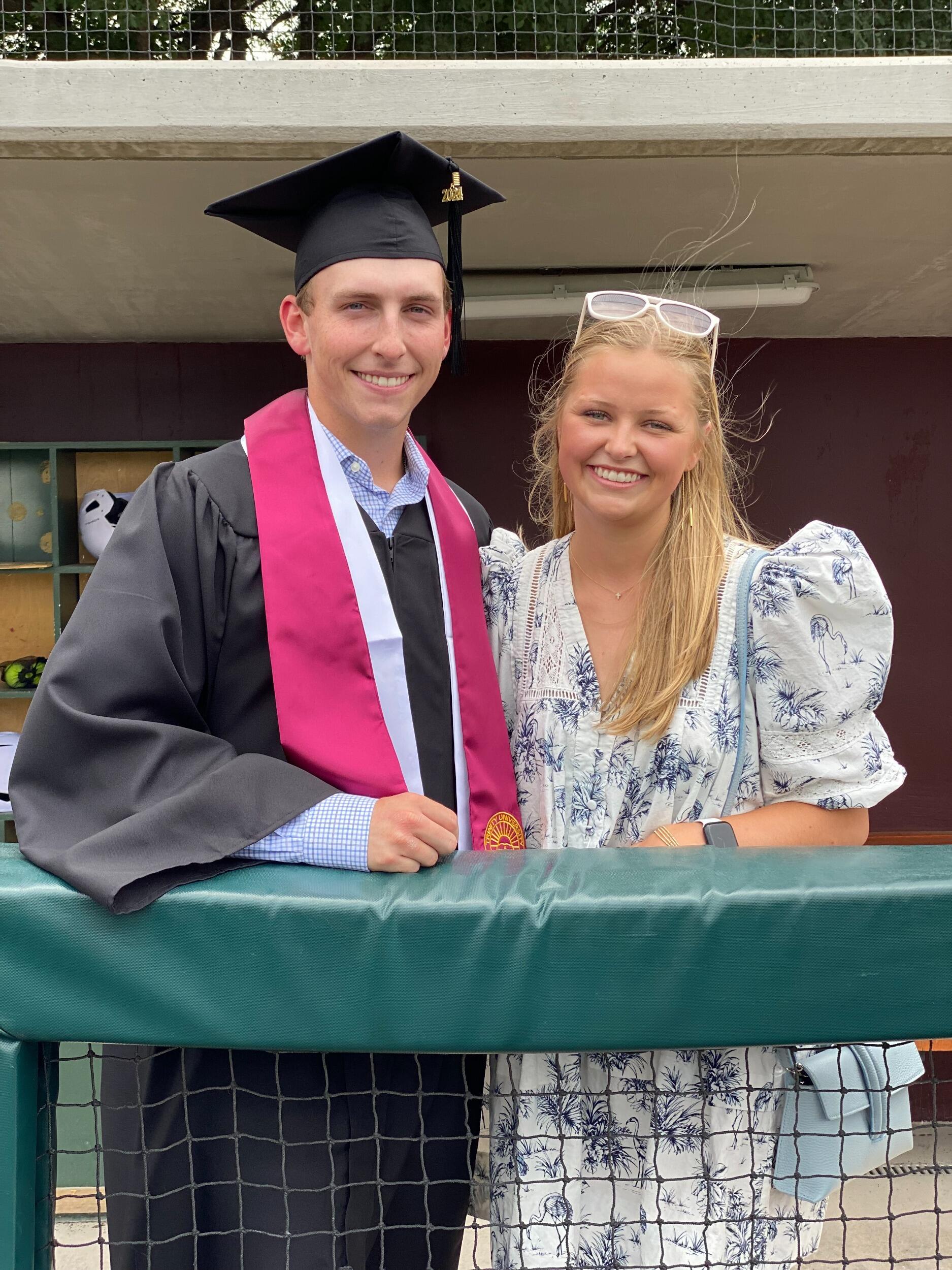 Ethan graduated from Trinity University!