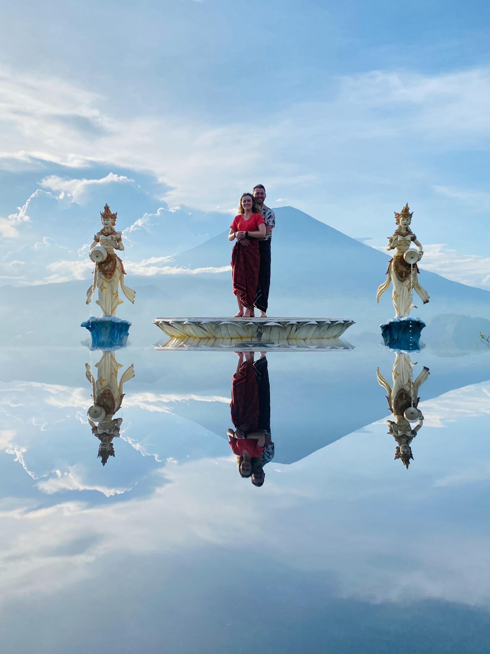 Waited 3 hours in the sweltering heat for this photo in Bali #worthit