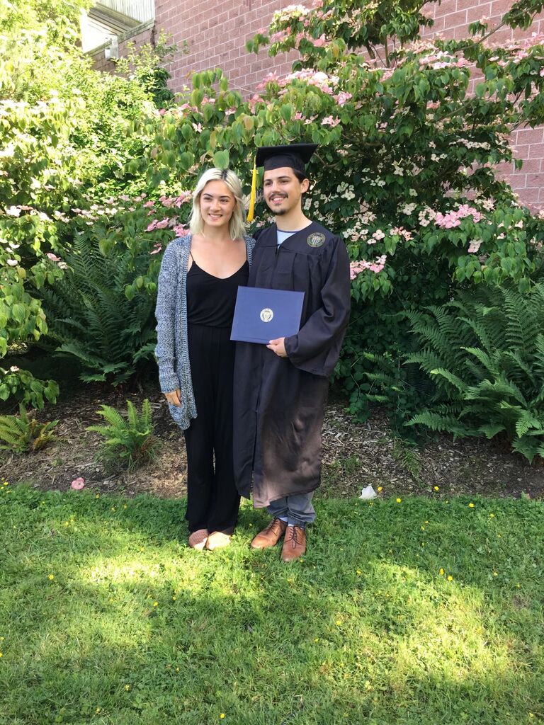 Chris graduated from UW! 