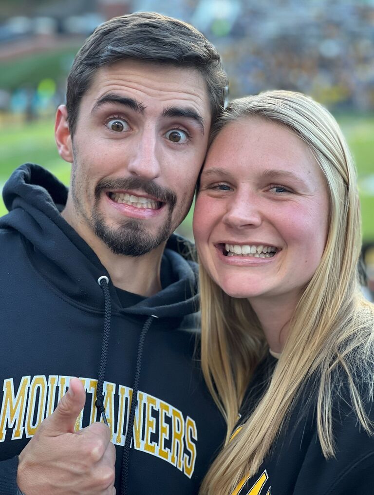 Roll Neers: Morgan was in her second year of graduate school at Appalachian State University in Boone, NC and Will had a clinical rotation in Boone!