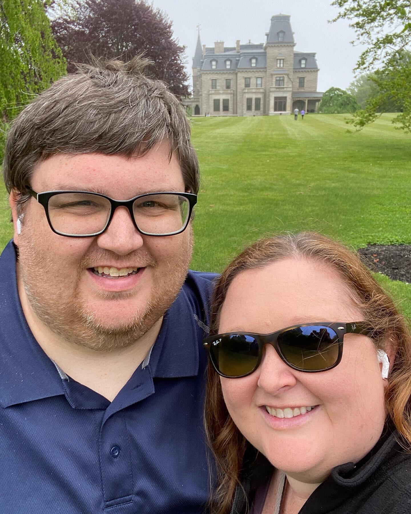 We love traveling together, like our visit to the Newport mansions.