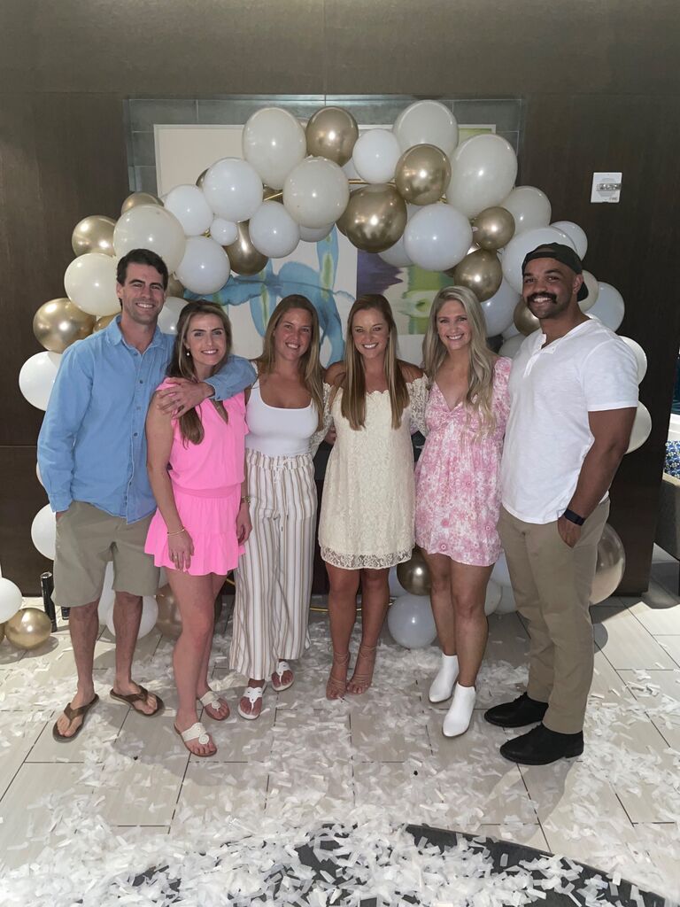 Celebrating Cj and Sam's engagement