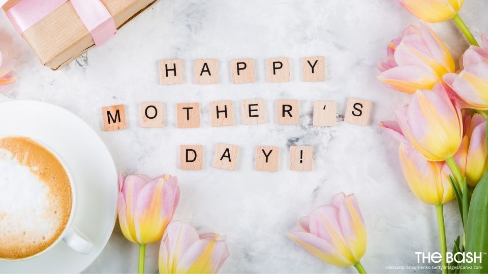 Happy Mother's Day Scrabble Zoom Background