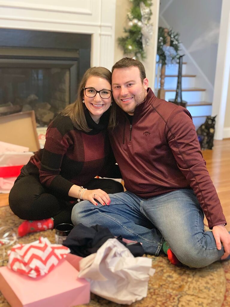 Our first Christmas together. 