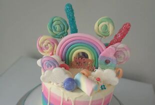 Magical Rainbow Unicorn Cake Topper Kit – The Caker's Pantry